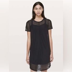 Robe lululemon en maille avec jupon superposé